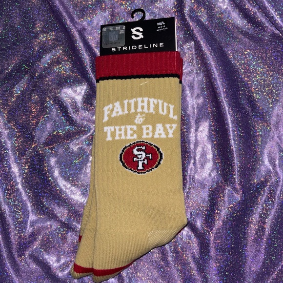 San Francisco 49er StrideLine Socks - Picture 1 of 5